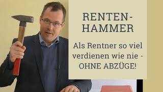 Hinzuverdienstgrenze 2020  Als Rentner jetzt finanziell durchstarten [upl. by Rico]