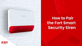 How To Pair The Fort Smart Siren 🚨  ESP [upl. by Vivienne613]