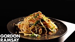 Spaghetti with Chilli Sardines amp Oregano  Gordon Ramsay [upl. by Margette]