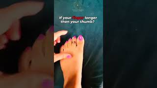 If Your Finger Longer Than Your Thumb Then This Video Is For You palm palmistry shorts short [upl. by Krishnah539]