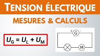 Tension électrique 💡 loi dadditivité  Collège  PhysiqueChimie [upl. by Rosati]