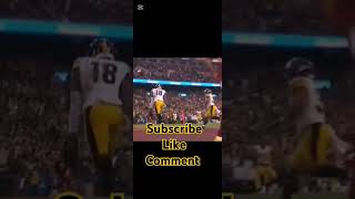 Mike Williams game winning Touchdown 😳 nfl commanders mikewilliams steelers feedshorts shorts [upl. by Icnan]