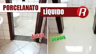 Passo a passo Porcelanato Líquido com Resina Epoxi [upl. by Aivatra]