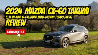 Mazda South Africa Launches the CX60 Takumi 33L inline6 Cylinder turbo diesel mild hybrid AWD SUV [upl. by Yelbmik]