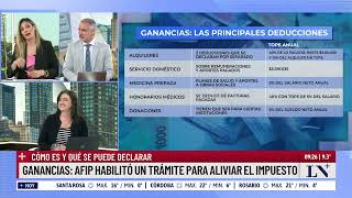 Ganancias AFIP habilitó un trámite para aliviar el impuesto [upl. by Piefer]