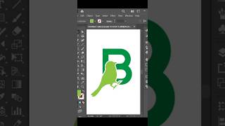 B Bird Logo in illustrator logo illustrator design design sgraphics [upl. by Estey]