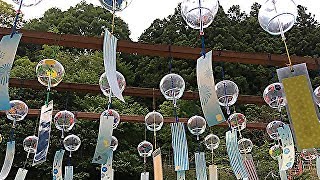 Japanese summer tradition “wind bell” 風鈴 Furin【japanese wind chimes】 [upl. by Alethea66]