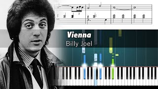 Billy Joel  Vienna  Accurate Piano Tutorial with Sheet Music [upl. by Seiter179]