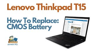 How To Replace CMOS Battery in Lenovo Thinkpad T15 Laptop Computer [upl. by Yeldahc]