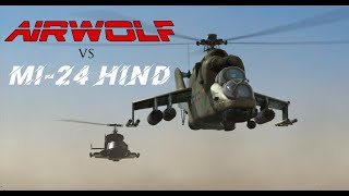 Airwolf vs Mi24 Hind [upl. by Madel]