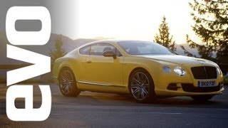 200mph in a Bentley Continental GT Speed  INSIDE evo [upl. by Greyson724]