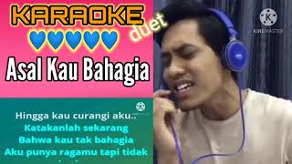 Asal Kau Bahagia feat Khai Bahar karaoke duet smule TERBARU🌺🌺🌺 [upl. by Queenie315]