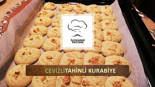 Tahinli Cevizli Kurabiye  Cevizli Kurabiye  Kurabiye Nasıl Yapılır [upl. by Marabelle301]