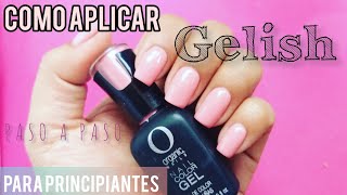 Como aplicar Gelish sobre uña natural paso a paso Principiantes 💅🏻 gelish [upl. by Joselyn]