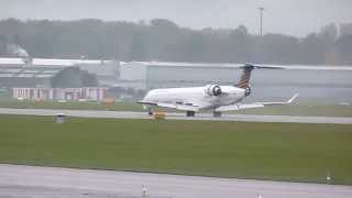 HD Eurowings Canadair CL6002D24 Regional Jet CRJ900LR landing at GenevaGVALSGG [upl. by Servetnick975]