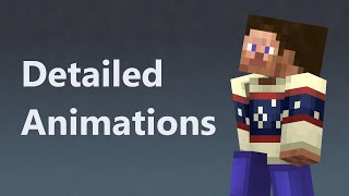 OUTDADTED Detailed Animations  Minecraft Player Animations [upl. by Gobert]