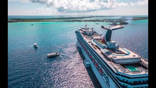 Carnival Cruise Lines Private Island  Half Moon Cay Bahamas Tour [upl. by Lockwood]