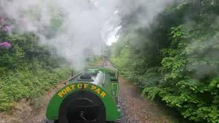 Bodmin General to Bodmin Parkway Brake Van View behind Par Docks Loco quotJudyquot [upl. by Llebyram326]