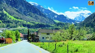 Beautiful Spring in Central Switzerland with Snowcapped Mountains  swiss swissview [upl. by Hemminger729]