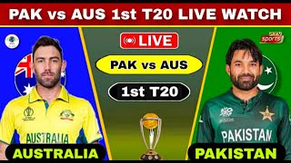 LIVE PAKISTAN VS AUSTRALIA 1ST T20I  LIVE CRICKET MATCH TODAY  LIVE SCORE PAKISTAN VS AUSTRALIA [upl. by Aninnaig123]