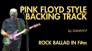 Pink Floyd Style Backing Track Jam in F Minor [upl. by Esilahc189]