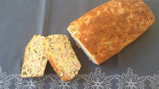 Recette facile du Cake au Jambon et aux Olives  Cécile LW [upl. by Newberry246]