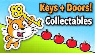 Scratch Platformer Game  9 Collectables Keys amp Doors [upl. by Ecinahs]