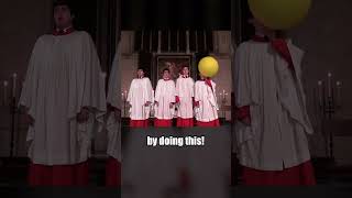 Choir Boy Uses Helium To Hit High Note [upl. by Midas]