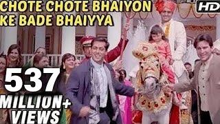 Chhote Chhote Bhaiyon Ke Bade Bhaiyya  Hum Saath Saath Hain  Bollywood Wedding Song [upl. by Kennett761]