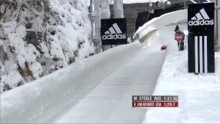 Igls WC Womens Skeleton Heat 2 January 18 2013 [upl. by Leslie646]