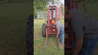 1940s Farmall quotAquot TracLift Forklift [upl. by Cohin]