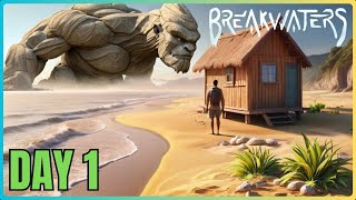 Island Survival with Intense Titan Battles  Breakwaters Gameplay [upl. by Wimsatt]