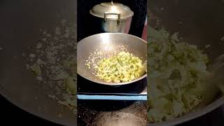 Cooking sauteed bitter gourd with egg asmrsounds highlights shorts short shortvideo [upl. by Durman]