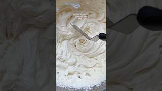 Recette de chantilly mascarpone pour bento cake recettefacile patisserie chantilly [upl. by Filia]