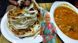 nool parotta veg kurumaவீட்டிலேயே ஈஸியா நூல் பரோட்டா காலிஃப்ளவர் வெஜ் குருமா [upl. by Inalawi]