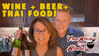 Pairing Thai Food with Wine amp Beer starring Keegan Sawatzky [upl. by Vale228]