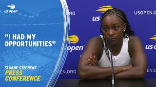 Sloane Stephens Press Conference  2023 US Open Round 1 [upl. by Libbna]