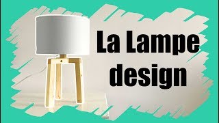 COMMENT RÉALISER UNE LAMPE EN BOIS AU DESIGN SCANDINAVE [upl. by Napier]