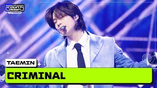 TAEMIN 태민  Criminal  MCOUNTDOWN IN FRANCE [upl. by Rayle]