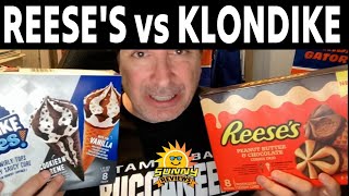 REESES vs KLONDIKE ICE CREAM CONES THE WINNER IS [upl. by Notlimah]