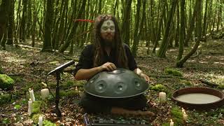 Waagal  H₃rḗḱs Dei̯u̯óskwe  Throat Singing Handpan Frame Drum Live Looping  Hreks deiuos kwe [upl. by Truitt]