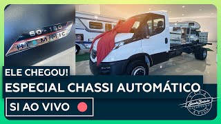 AO VIVO CHASSI IVECO AUTOMÁTICO PARA MOTORHOMES SANTO INÁCIO JÁ ESTÁ NA FÁBRICA [upl. by Pentheas]