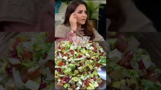 😮Nadia khan ne batai salad ki recipehow to make saladshorts​ youtubeshorts​ viralvideo​ [upl. by Terbecki]