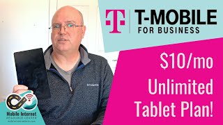 TMobile Business Tablet Promo Plan  10month for Unlimited Data [upl. by Ahsaz626]