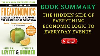 Book Summary Freakonomics by Steven D Levitt and Stephen J Dubner  freeaudiobook [upl. by Bensky]