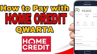 HOW TO USE HOME CREDIT QWARTA 2024  Step by step Tutorial [upl. by Aivatnahs]