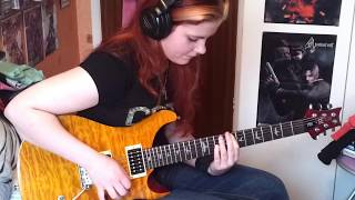 Hysteria Muse Guitar Cover  Amy Lewis [upl. by Robbert923]