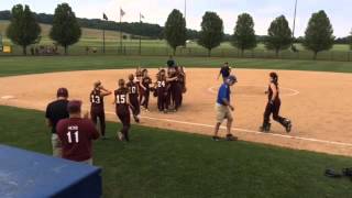 Millersburg Wins Distict 3A Softball Championship [upl. by Kcor291]