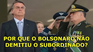 Por que o Bolsonaro não demitiu um subordinado que ameaçou prendêlo Medinha Frouxidão [upl. by Amsa892]