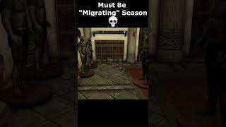 Must Be quotMigratingquot Season 💀 skyrim skyrimanniversary elderscrolls shorts [upl. by Bethena556]